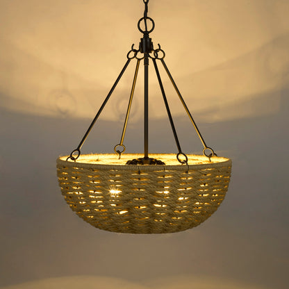 Golden Lighting Hathaway 4-light Pendant in Matte Black - - Golden Lighting