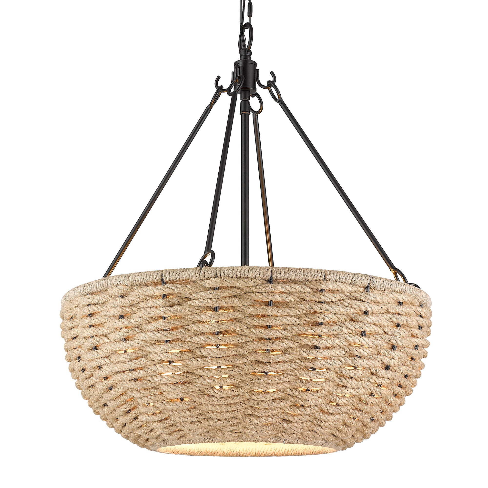 Hathaway 4 Light Pendant - - Golden Lighting