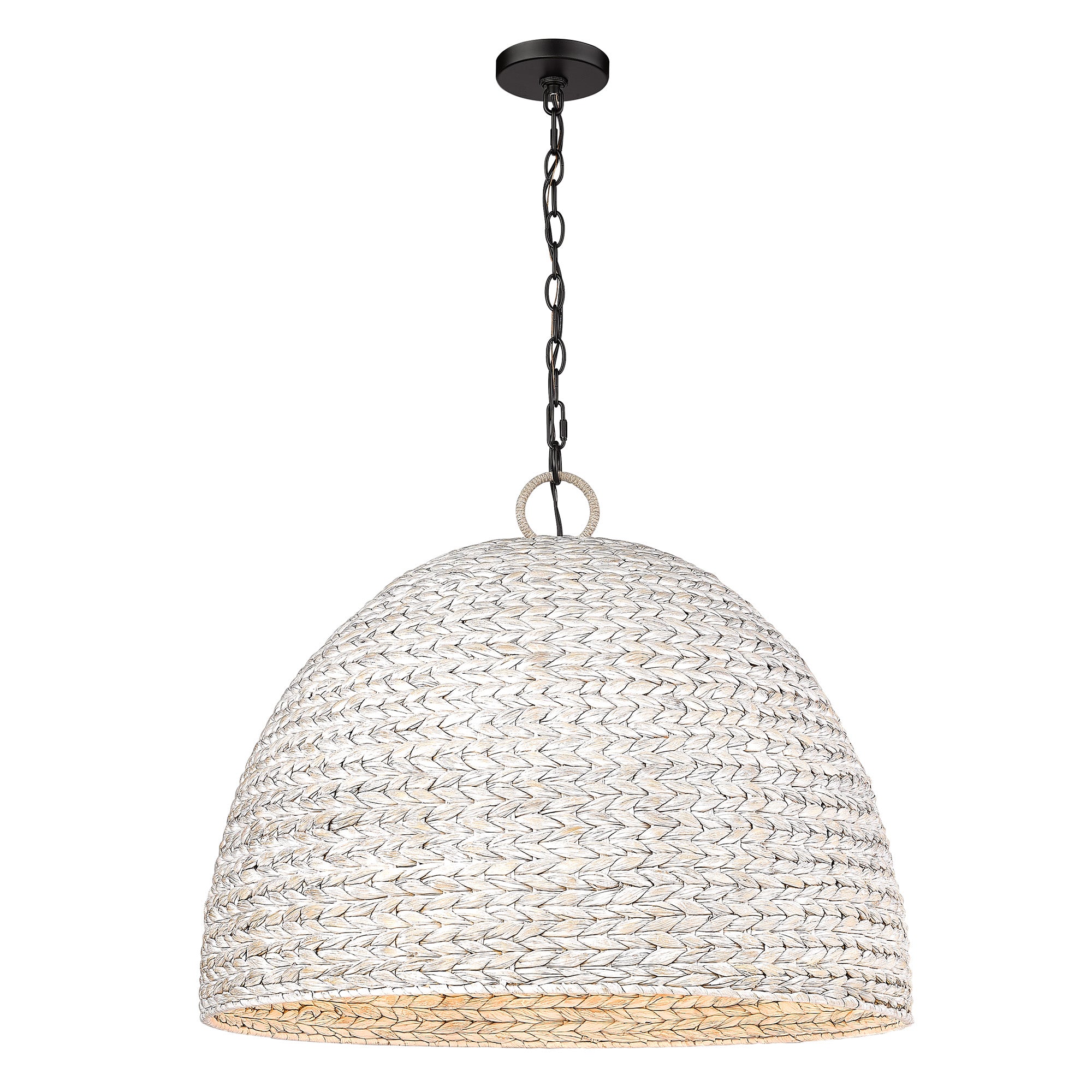 Golden Lighting Rue 8-light Chandelier in Matte Black and Rubbed Bronze shade - - Golden Lighting