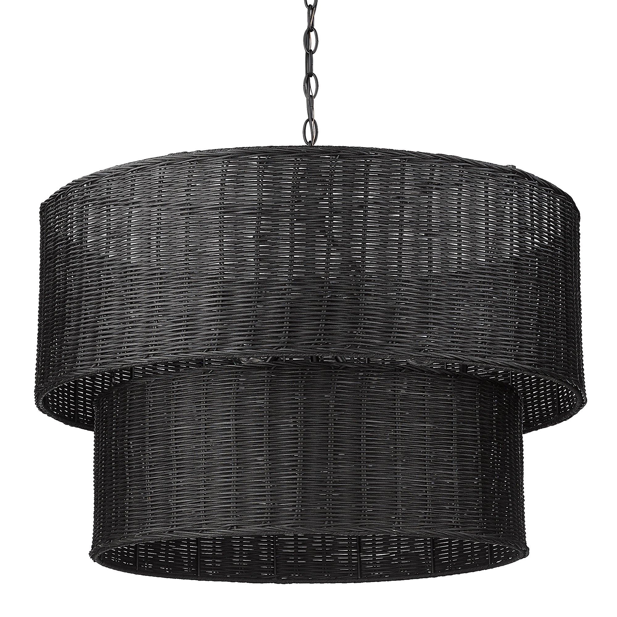 Golden Lighting Erma 9-light Chandelier in Matte Black - - Golden Lighting