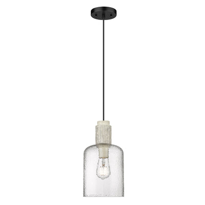 Pedra 1-light Pendant in Matte Black