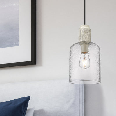 Pedra 1-light Pendant in Matte Black