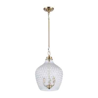 Golden Lighting Adeline 3-light Pendant in Modern Brushed Gold - - Golden Lighting