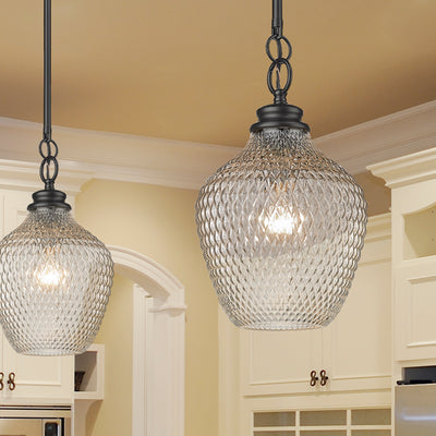 Golden Lighting Adeline 1-light Pendant in Matte Black - - Golden Lighting
