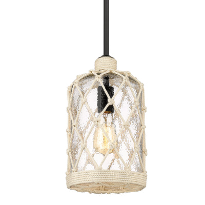 Nassau 1-light Pendant in Matte Black