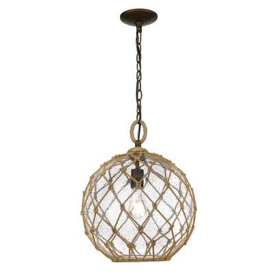 Haddoc 1-light Pendant in Burnished Chestnut