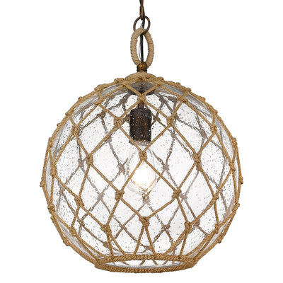 Haddoc 1-light Pendant in Burnished Chestnut - - Golden Lighting