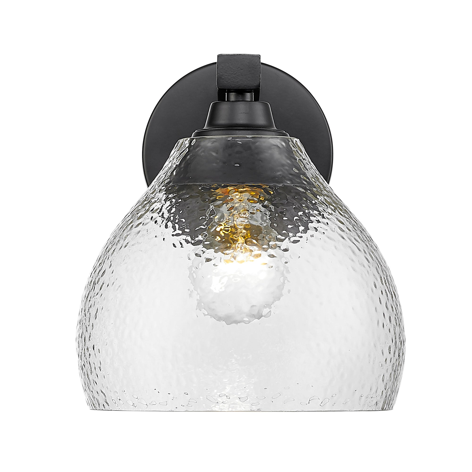 Golden Lighting Ariella 1-light Wall Sconce in Matte Black - - Golden Lighting