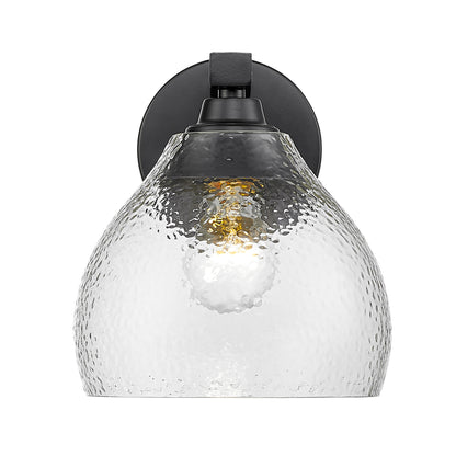 Golden Lighting Ariella 1-light Wall Sconce in Matte Black - - Golden Lighting