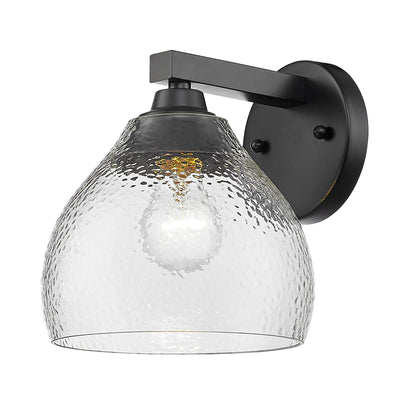 Golden Lighting Ariella 1-light Wall Sconce in Matte Black - - Golden Lighting