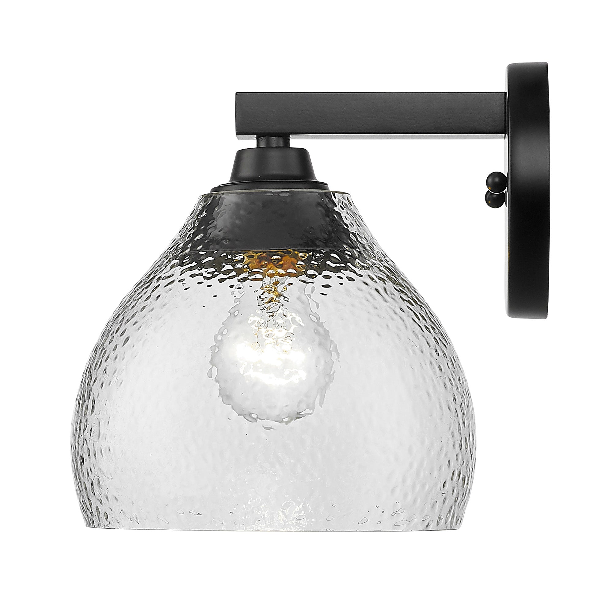 Golden Lighting Ariella 1-light Wall Sconce in Matte Black - - Golden Lighting
