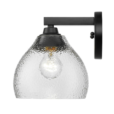 Golden Lighting Ariella 1-light Wall Sconce in Matte Black - - Golden Lighting