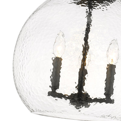 Golden Lighting Ariella 3-light Pendant in Matte Black - - Golden Lighting
