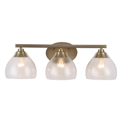 Golden Lighting Ariella 3-light Vanity in Brushed Champagne Brass - - Golden Lighting