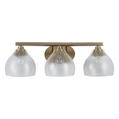 Golden Lighting Ariella 3-light Vanity in Brushed Champagne Brass - - Golden Lighting