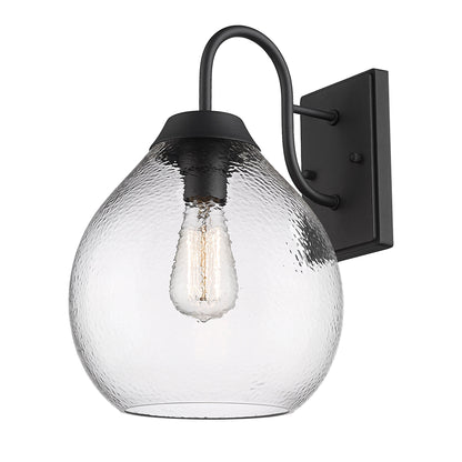 Golden Lighting Ariella 1-light Outdoor Wall in Natural Black - - Golden Lighting