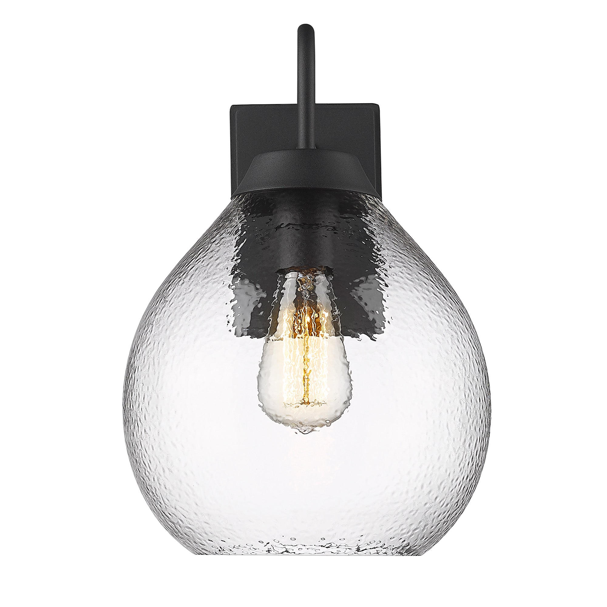 Golden Lighting Ariella 1-light Outdoor Wall in Natural Black - - Golden Lighting