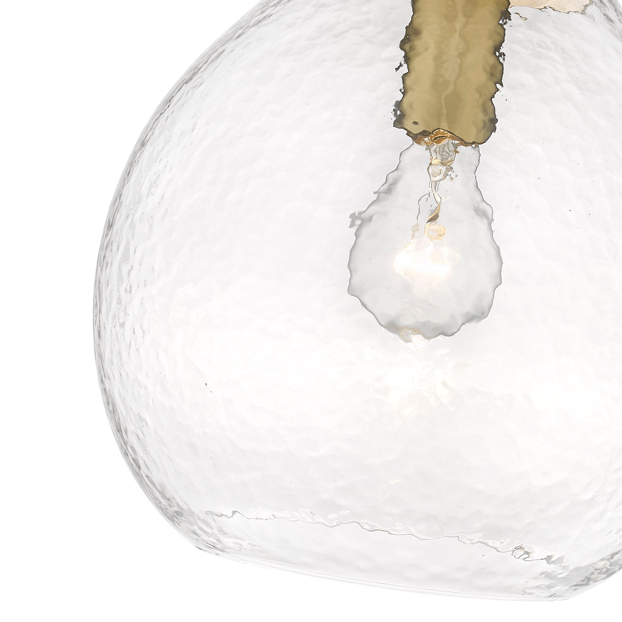 Golden Lighting Ariella 1-light Pendant in Brushed Champagne Brass - - Golden Lighting