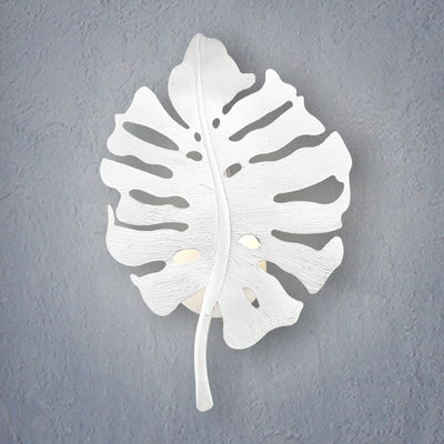 Aruba 1-light Wall Sconce in Textured White Plaster - Golden Lighting