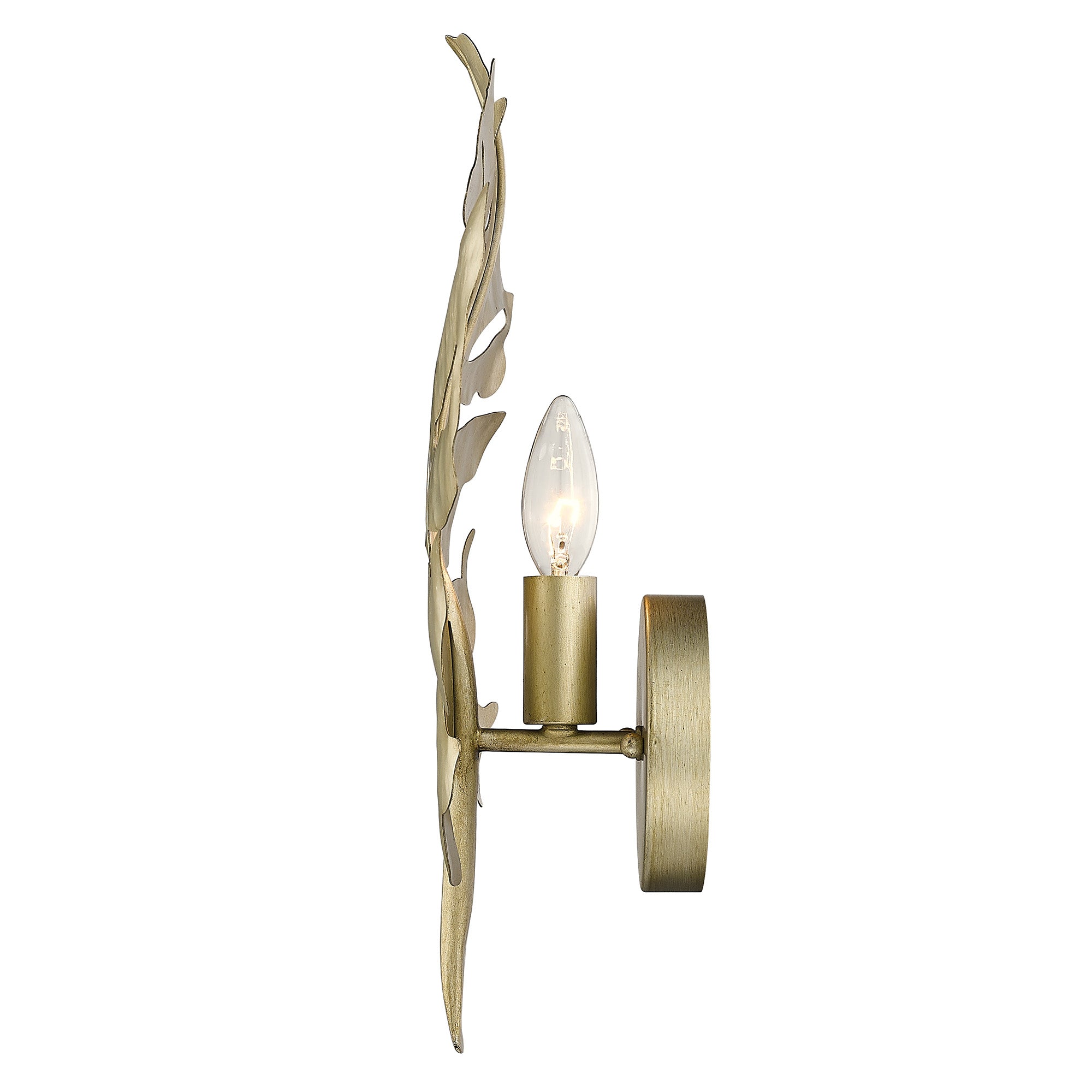 Aruba 1-light Wall Sconce in White Gold