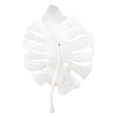 Aruba 1-light Wall Sconce in Textured White Plaster, alternate view - Golden Lighting