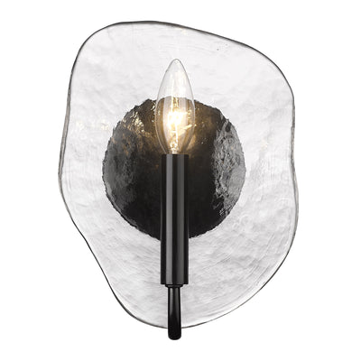 Golden Lighting Samara 1-light Wall Sconce in Matte Black - - Golden Lighting