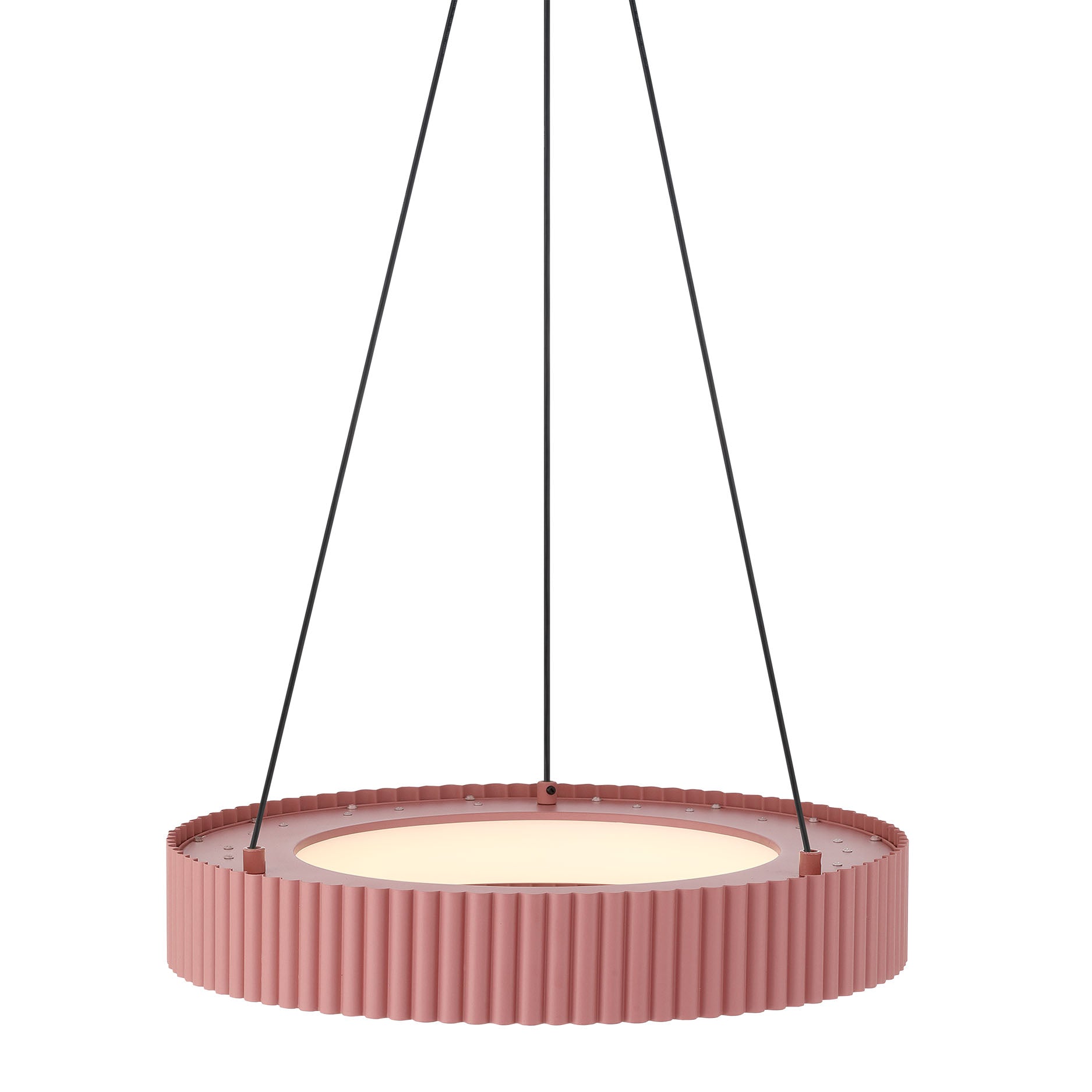 Sashay Integrated LED 20" Pendant in Blush