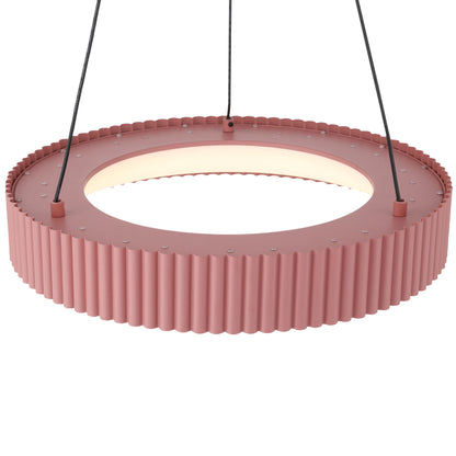 Sashay Integrated LED 20" Pendant in Blush