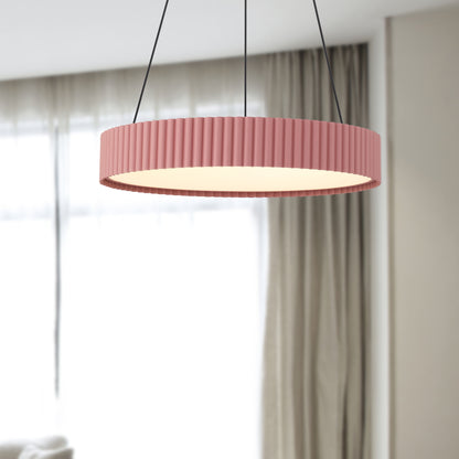Sashay Integrated LED 20" Pendant in Blush