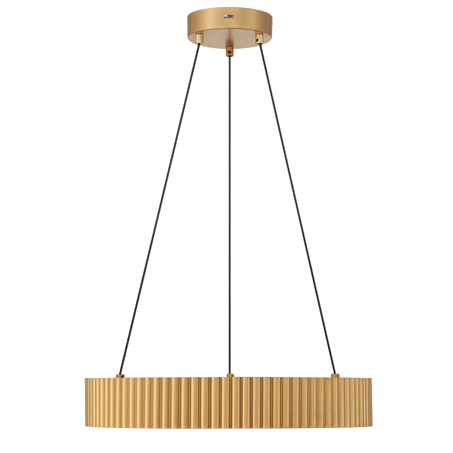 Sashay Integrated LED 20" Pendant in Honey Gold