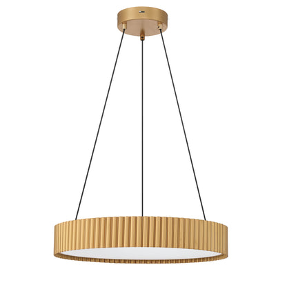 Sashay Integrated LED 20" Pendant in Honey Gold