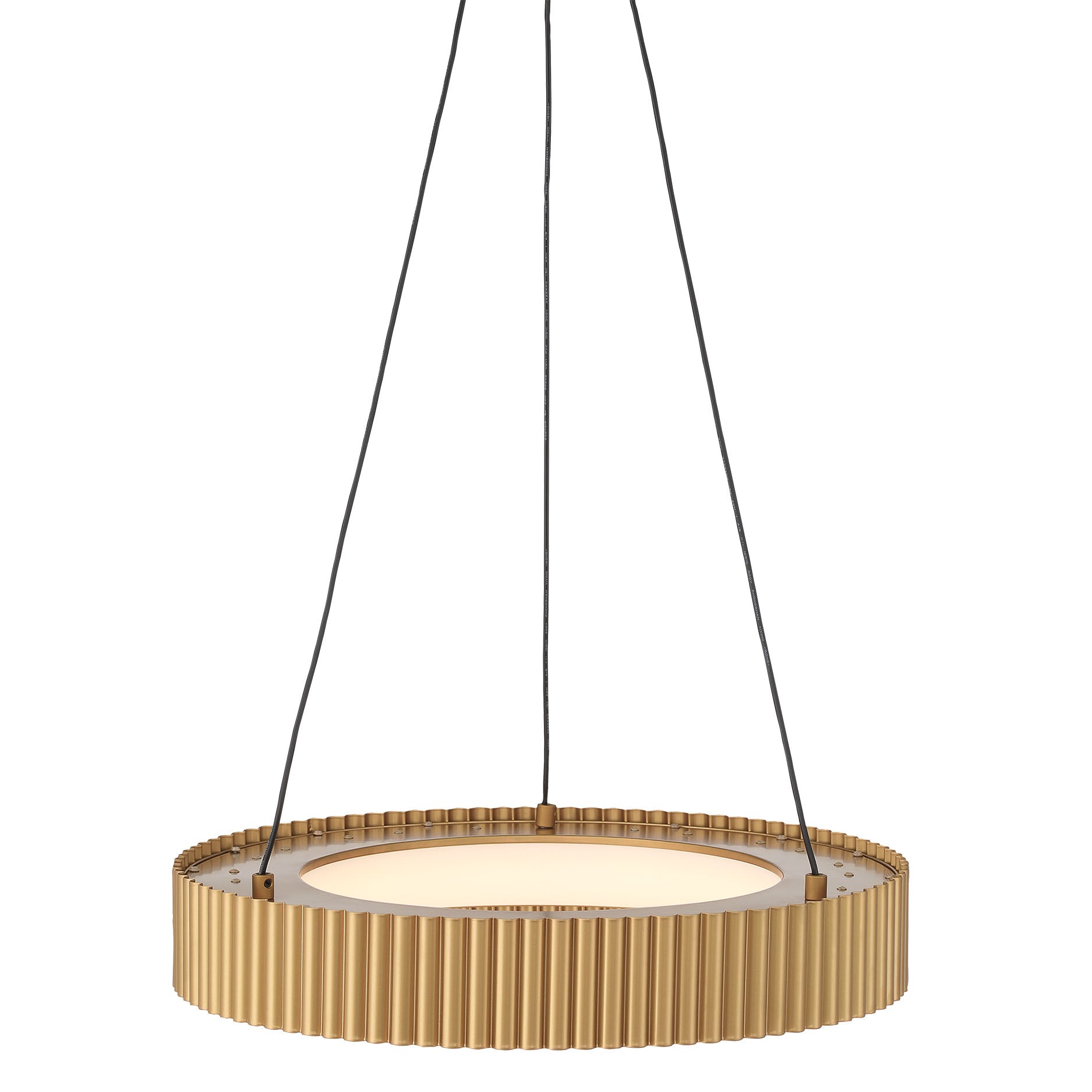 Sashay Integrated LED 20" Pendant in Honey Gold