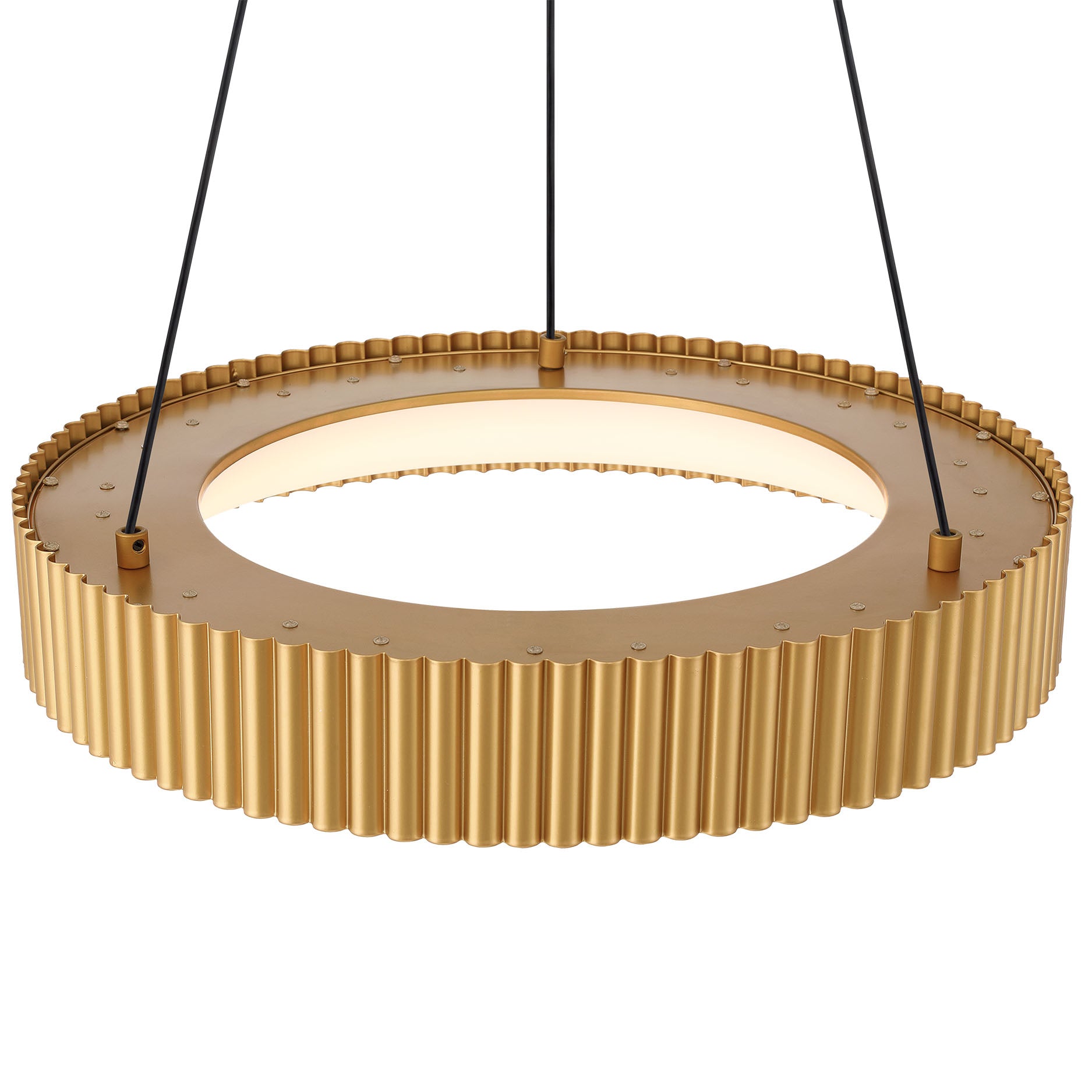Sashay Integrated LED 20" Pendant in Honey Gold