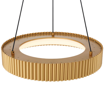 Sashay Integrated LED 20" Pendant in Honey Gold