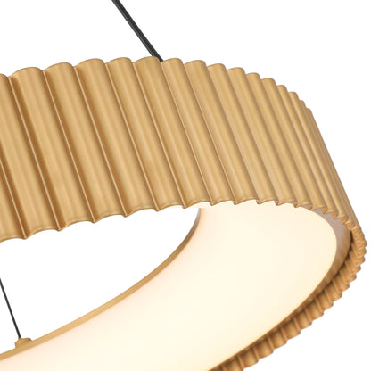 Sashay Integrated LED 20" Pendant in Honey Gold