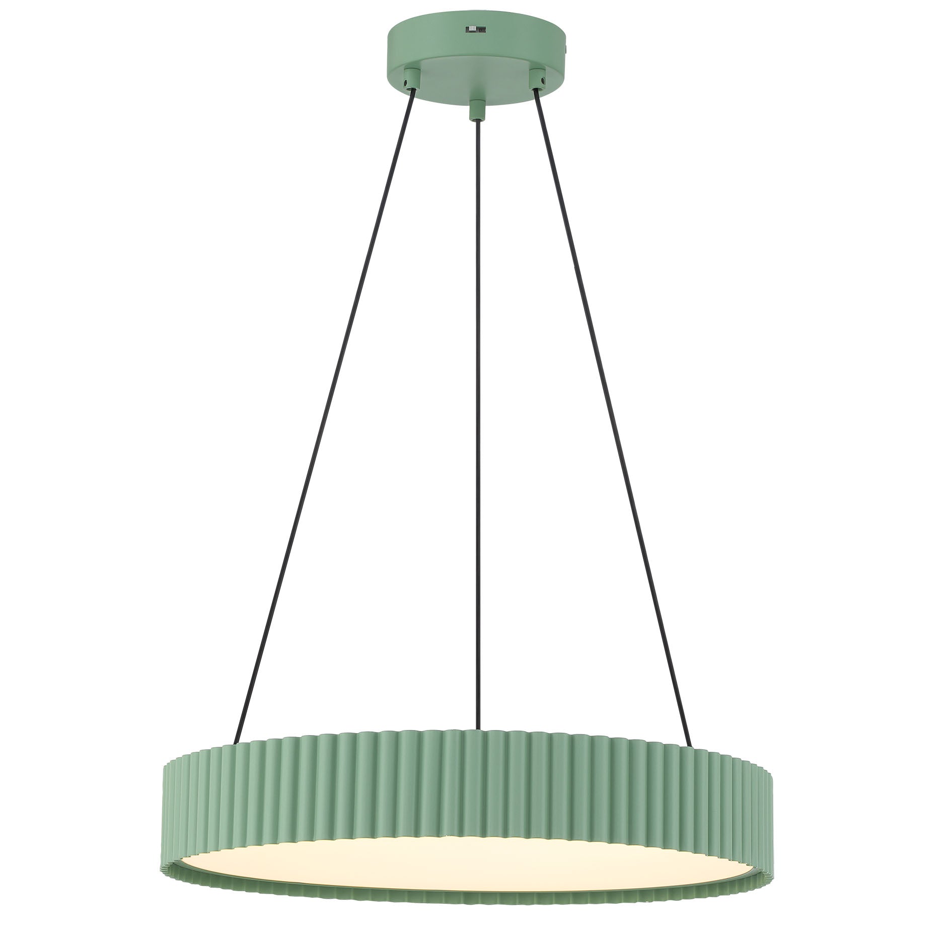 Sashay Integrated LED 20" Pendant in Pistachio