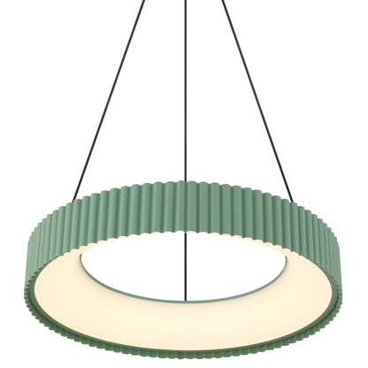 Sashay Integrated LED 20" Pendant in Pistachio