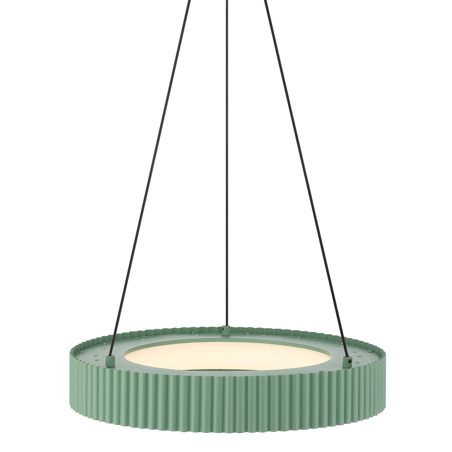 Sashay Integrated LED 20" Pendant in Pistachio
