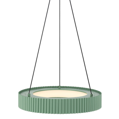Sashay Integrated LED 20" Pendant in Pistachio