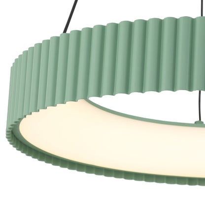 Sashay Integrated LED 20" Pendant in Pistachio
