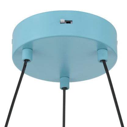 Sashay Integrated LED 20" Pendant in Sky Blue