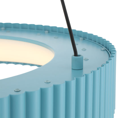 Sashay Integrated LED 20" Pendant in Sky Blue