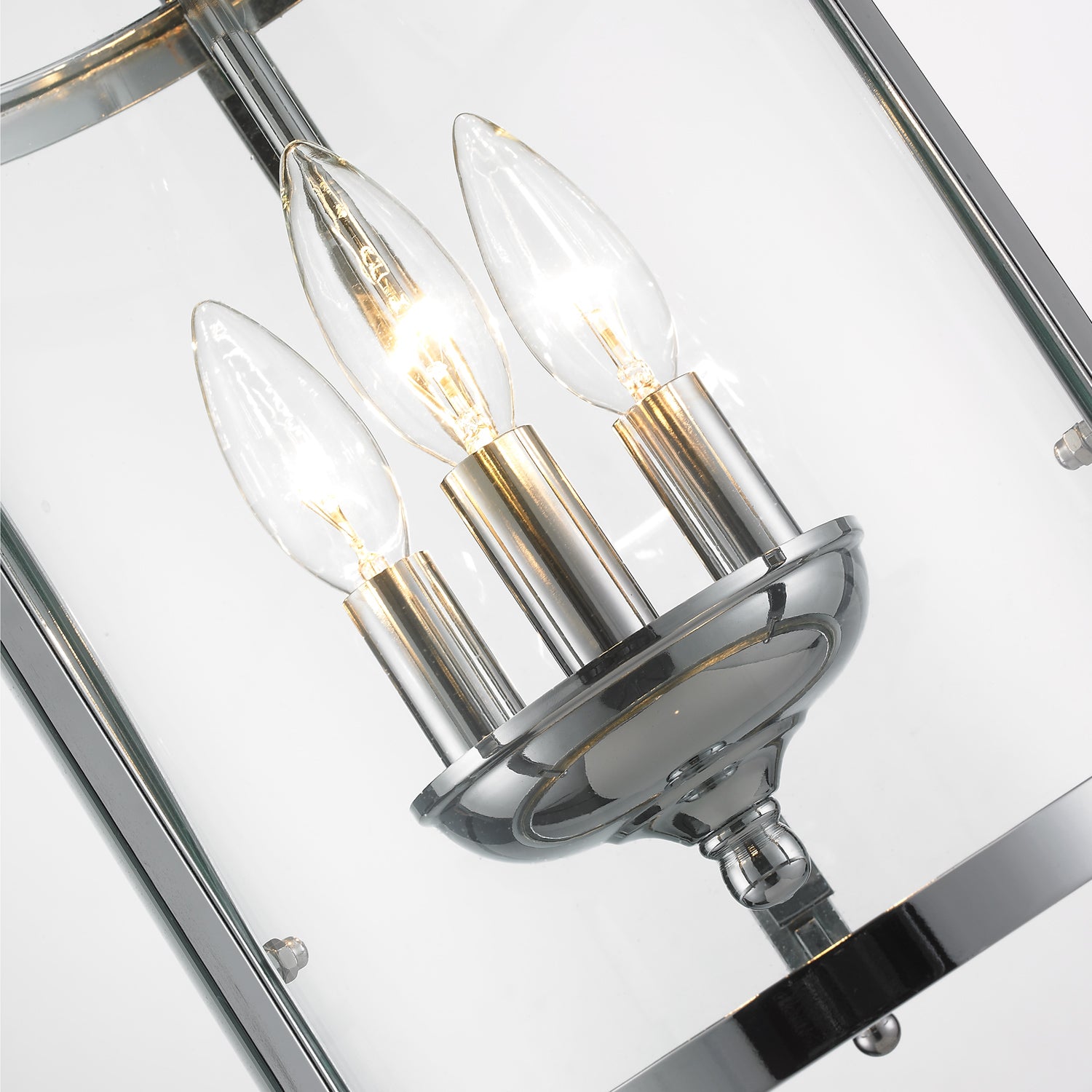 Golden Lighting Payton 3-light Pendant in Chrome - - Golden Lighting