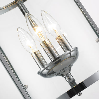 Golden Lighting Payton 3-light Pendant in Chrome - - Golden Lighting