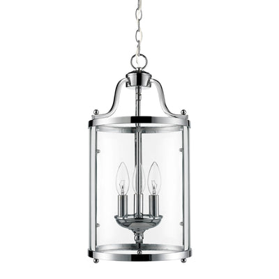 Golden Lighting Payton 3-light Pendant in Chrome - - Golden Lighting