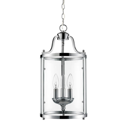 Golden Lighting Payton 3-light Pendant in Chrome - - Golden Lighting