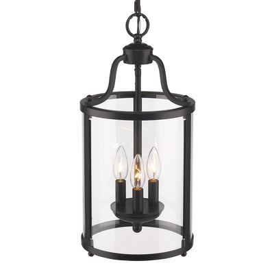 Golden Lighting Payton 3-light Pendant in Matte Black - - Golden Lighting