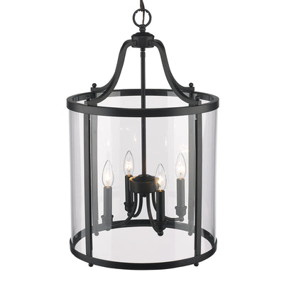 Golden Lighting Payton 4-light Pendant in Matte Black - - Golden Lighting