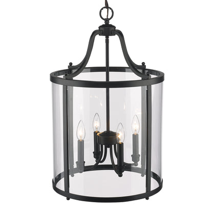 Golden Lighting Payton 4-light Pendant in Matte Black - - Golden Lighting