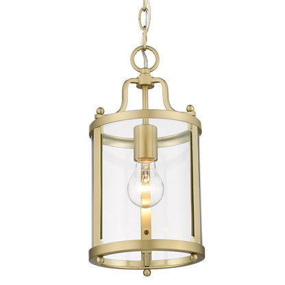 Golden Lighting Payton 1-light Pendant in Brushed Champagne Brass - - Golden Lighting